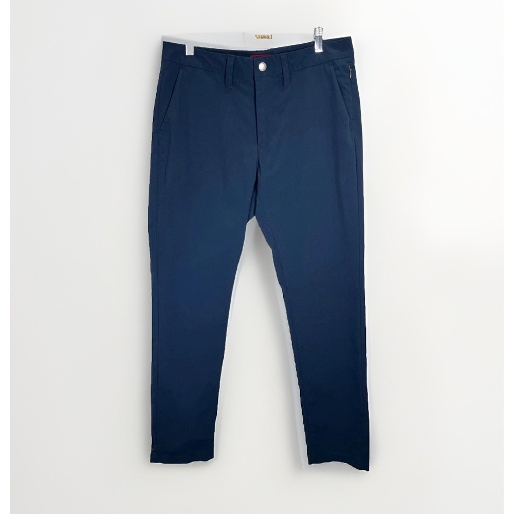 UNTUCKit Pants Chancellor Performance Mens Sz 30 x 32 Blue Golf Office Casual